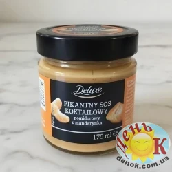 Пикантный коктейльный соус Deluxe с томатом и мандарином 175 мл Пикантный коктейльный соус Deluxe с томатом и мандарином 175 мл