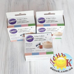 Набор гелевых красителей Wilton 4 шт pastel Набор гелевых красителей Wilton 4 шт pastel купить в Украине