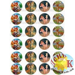 Вафельная картинка Бемби Вафельная картинка Бемби купить в Украине