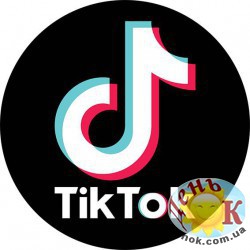 Вафельная картинка на торт Tic Tok купить в Киеве недорого Вафельная картинка на торт Tic Tok купить в Украине недорого