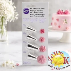 Насадки для цветов Wilton 4 шт Насадки для цветов Wilton 4 шт