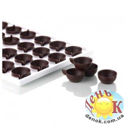 Шоколадные чашки callebaut с черного шоколада упаковка 72 штук Шоколадные чашки callebaut с черного шоколада упаковка 72 штук с доставкой по Украине