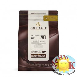Черный шоколад 54% Callebaut 2,5 кг Бельгийский Черный шоколад 54% Callebaut 2,5 кг с доставкой по Украине