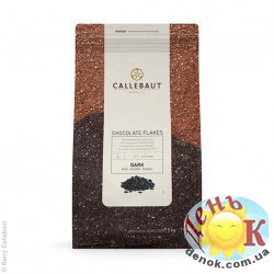 Декор из черного шоколада Callebaut Flakes Large Декор из черного шоколада Callebaut Flakes Large для кондитерских изделий